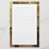 Circulaire groene druppeltjes briefpapier (Voorkant)