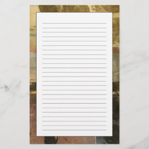 Circulaire groene druppeltjes briefpapier