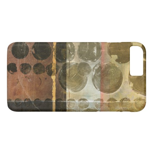 Circulaire groene druppeltjes Case-Mate iPhone case (Achterkant (Horizontaal))