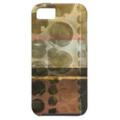 Circulaire groene druppeltjes Case-Mate iPhone case (Achterkant)