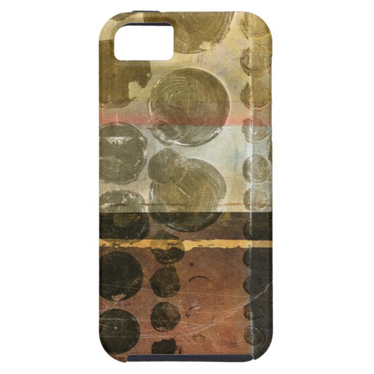 Circulaire groene druppeltjes Case-Mate iPhone case (Achterkant)