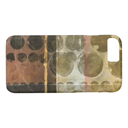 Circulaire groene druppeltjes Case-Mate iPhone case (Achterkant (Horizontaal))