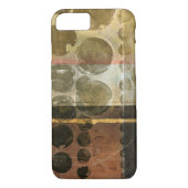 Circulaire groene druppeltjes Case-Mate iPhone case (Achterkant)
