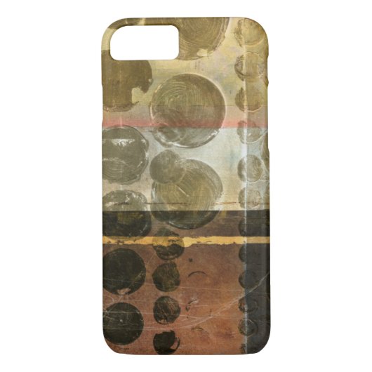 Circulaire groene druppeltjes Case-Mate iPhone case (Achterkant)