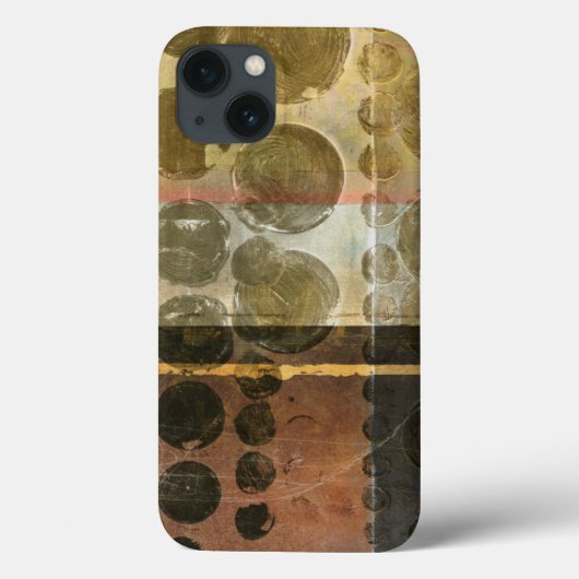 Circulaire groene druppeltjes Case-Mate iPhone case (Achterkant)