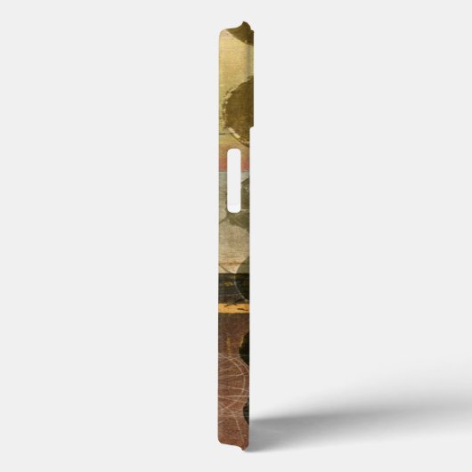 Circulaire groene druppeltjes Case-Mate iPhone case (Achterkant / Rechts)