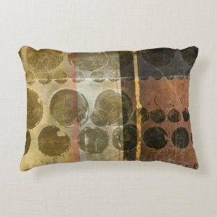 Circulaire groene druppeltjes decoratief kussen