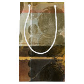 Circulaire groene druppeltjes klein cadeauzakje (Voorkant)