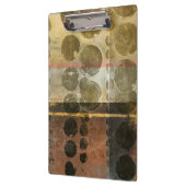 Circulaire groene druppeltjes klembord (Links)