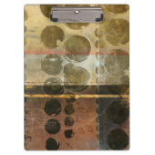 Circulaire groene druppeltjes klembord (Voorkant)