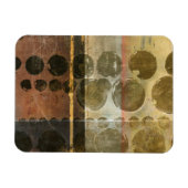 Circulaire groene druppeltjes magneet (Horizontaal)