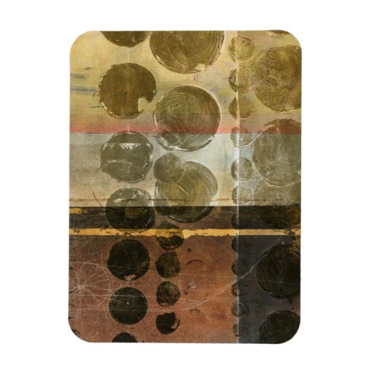 Circulaire groene druppeltjes magneet (Verticaal)