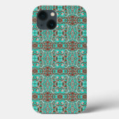 Circulaire hematocrietcirkels gepattereerd Case-Mate iPhone case (Achterkant)