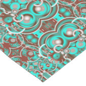 Circulaire hematocrietcirkels gepattereerd korte tafelloper (Hoek)