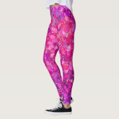 Circulaire Hot Pink Allover Stippen Leggings (Links)