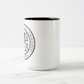 Circulaire Ichthys Tweekleurige Koffiemok (Center)