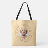 Circulaire liefdeswoorden Custom Photo Tote Bag (Voorkant)
