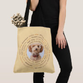 Circulaire liefdeswoorden Custom Photo Tote Bag (Dichtbij)