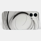 circulaire lijnkunst Case-Mate iPhone case (Achterkant (horizontaal))