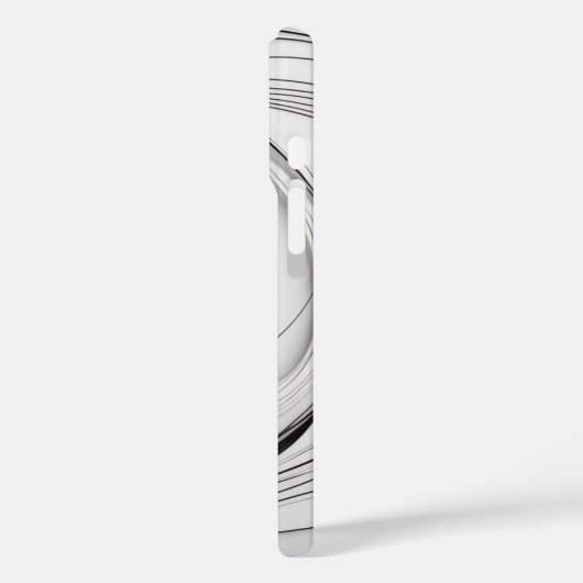 circulaire lijnkunst Case-Mate iPhone case (Achterkant / Links)