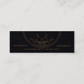 Circulaire Logo Mini Visitekaartje (Achterkant)