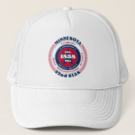 Circulaire Minnesota State Patriotic Trucker Hat Pet