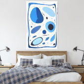 Circulaire Mirage Madness Abstract Canvas Afdruk (Insitu (Slaapkamer))