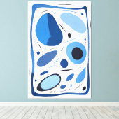 Circulaire Mirage Madness Abstract Canvas Afdruk (Insitu (Houten vloer))