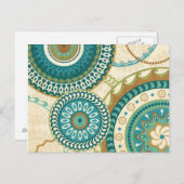 Circulaire patronen briefkaart (Voorkant / Achterkant)