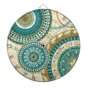 Circulaire patronen dartbord