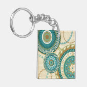 Circulaire patronen sleutelhanger (Voorkant Links)