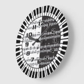 Circulaire piano- en muziekreeks - Grote klok (Hoek)