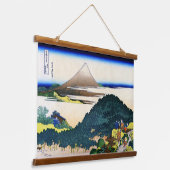 Circulaire pijnbomen van Aoyama Hokusai 1830 Hangend Wandkleed (Gebogen)