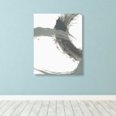 Circulaire reactie canvas afdruk (Insitu (Houten vloer))