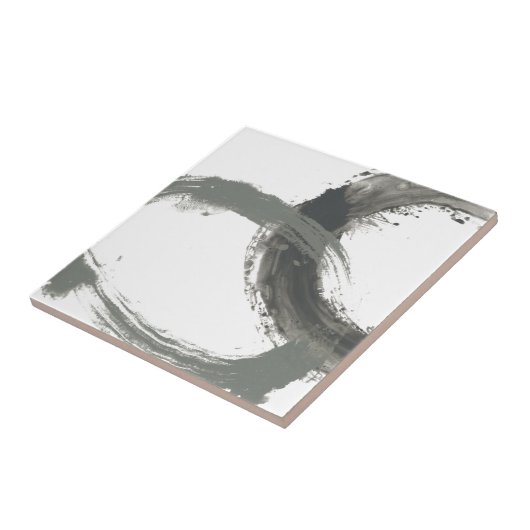 Circulaire reactie tegeltje (Zijkant)