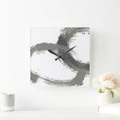 Circulaire reactie vierkante klok (Huis)