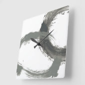 Circulaire reactie vierkante klok (Hoek)