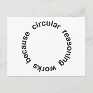 Circulaire redenering briefkaart