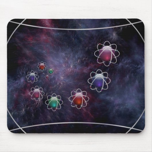 Circulaire redenering Mousepad Muismat (Voorkant)