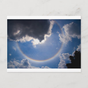 Circulaire regenboog briefkaart