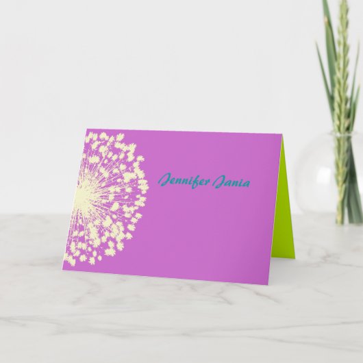 Circulaire Retro Daisy Bat Mitzvah - Hartelijk dan Bedankkaart (Voorkant)