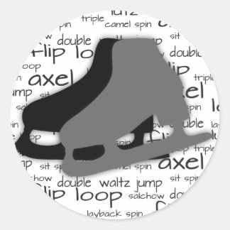 Circulaire Schaatsen Sticker