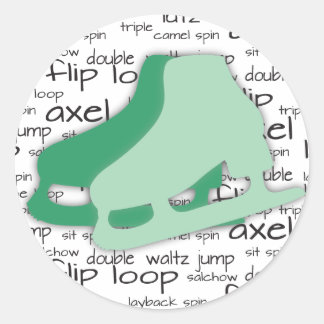 Circulaire Schaatsen Sticker