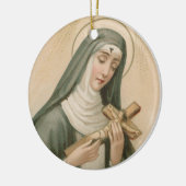 Circulaire Sint-Rita van Cascia (M 015) Keramisch Ornament (Links)