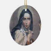 Circulaire St. Teresa van Avila (M 008) Keramisch Ornament (Rechts)