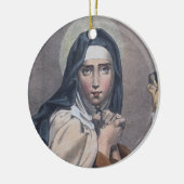 Circulaire St. Teresa van Avila (M 008) Keramisch Ornament (Links)