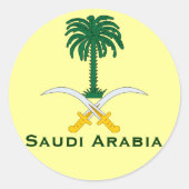 Circulaire Sticker Saudi-Arabië* (Voorkant)