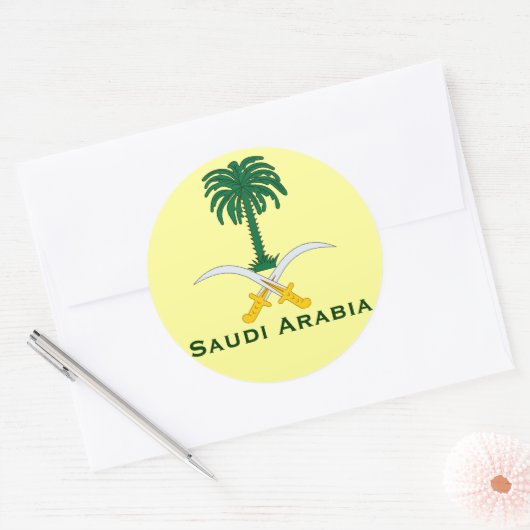 Circulaire Sticker Saudi-Arabië* (Envelop)