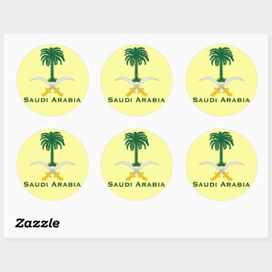 Circulaire Sticker Saudi-Arabië* (Vel)