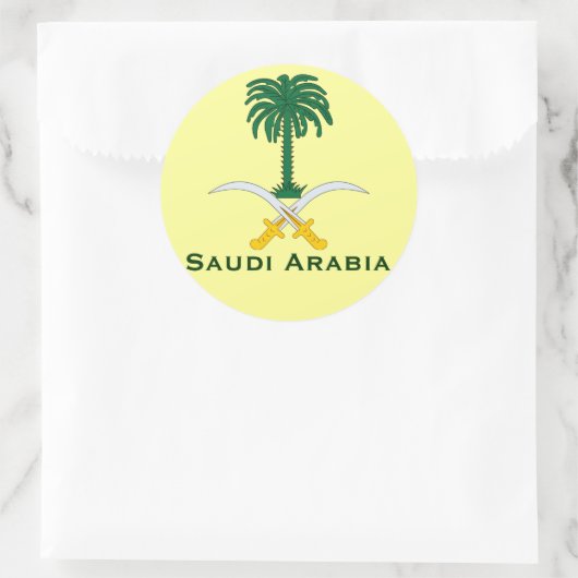 Circulaire Sticker Saudi-Arabië* (Tas)